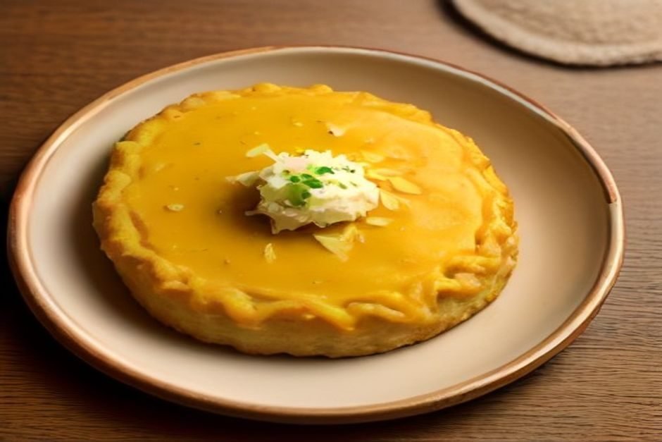 Escondidinho de mandioquinha com carne desfiada