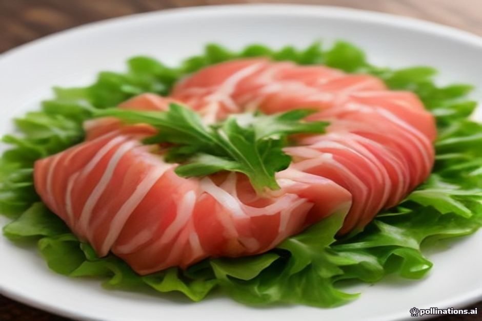 carpaccio de carne com molho de alcaparras e parmesão