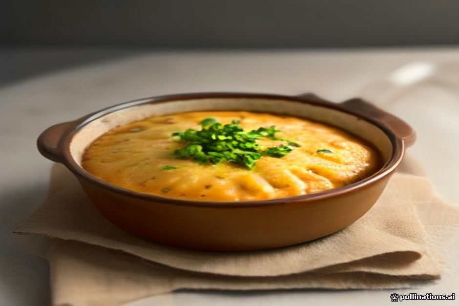 Escondidinho de carne moída com purê de mandioca