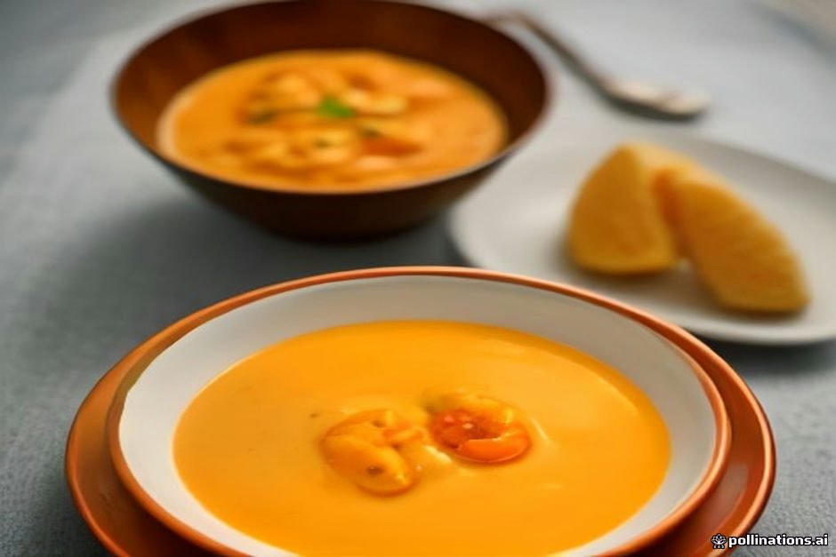 Moqueca de camarão com purê de mandioca
