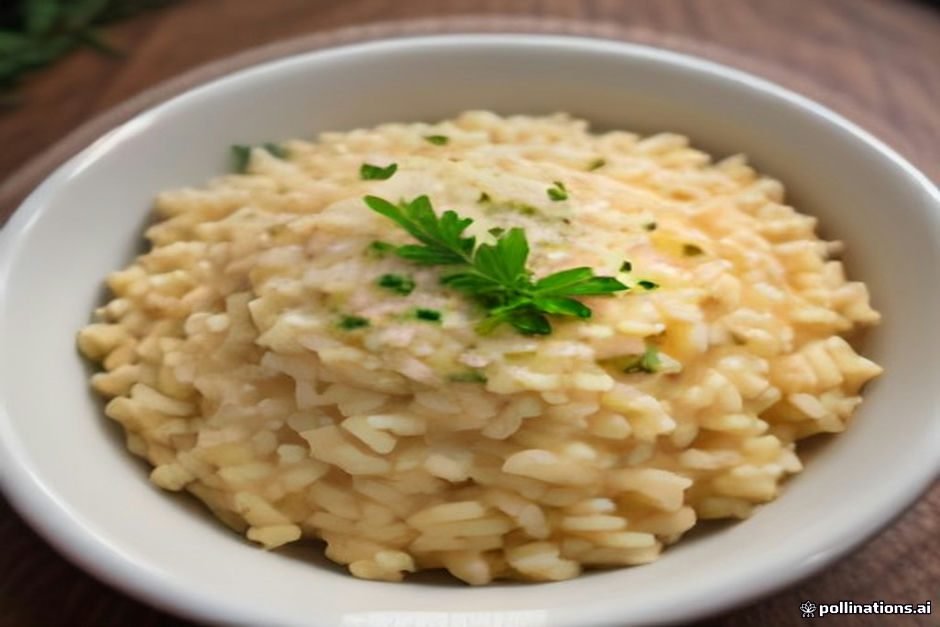 Risoto de cogumelos frescos com parmesão
