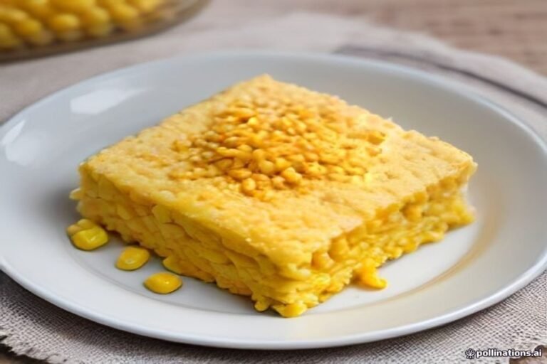 Torta de liquidificador de frango com milho